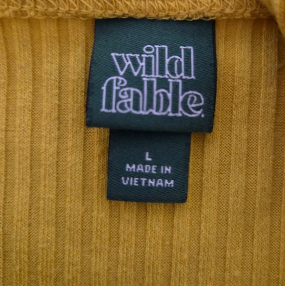 Wild Fable Mustard Bodysuit - Picture 2 of 3